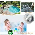 Outdoor Solar LED Floating Light Garden Pond Pool Lamp Rotating RGB Color Change