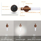 Wood Motion Sensor Light Pi-Mart
