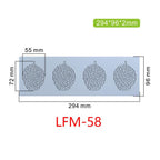 Leaf Cake Mold Coral Leaves Decorative Lace Mat Sugar Craft Silicone Pad Fondant Moulds Decorating Tools Baking Accessories Leaf Mold Fondant Leaf 3D Cake Decorations Styling Chocolate Sugar Cookie Cutter Set Silicone Mold
