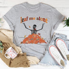 Leaf Me Alone Fall Tee Peachy Sunday