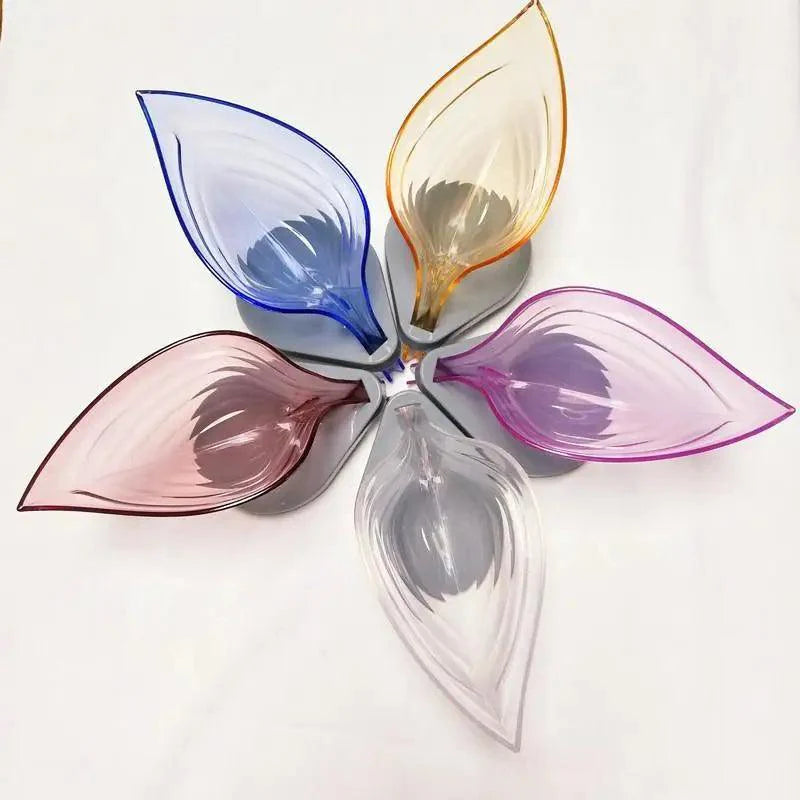 Leaf Shape Soap Box Bathroom soap holder Dish Storage Plate Tray Bathroom Soap Holder Case Bathroom Supplies bathroom gadgets Drainage Soap Holder-Leaf Soap Storage Box-Vertical Manual Soap Holder-Suction Cup Drain Soap Box for Shower Bathroom Kitchen Stevvex