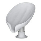 Leaf Shape Soap Box Creative Drain Soap Holder Bathroom Soap Holder Free Perforated Soap Dish For Bathroom Suction Cup Soap Dish Soap Dish with Draining Tray Soap Holder Saver for Shower Bathroom Keep Soap Bars Dry Clean Stevvex