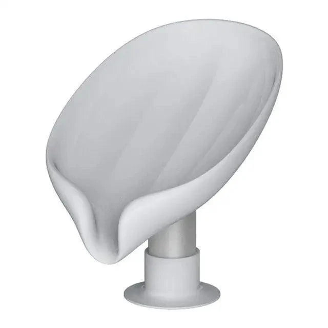 Leaf Shape Soap Box Creative Drain Soap Holder Bathroom Soap Holder Free Perforated Soap Dish For Bathroom Suction Cup Soap Dish Soap Dish with Draining Tray Soap Holder Saver for Shower Bathroom Keep Soap Bars Dry Clean Stevvex
