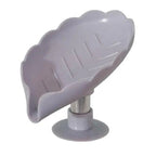 Leaf Shape Soap Box Drain Soap Holder Box Kichen Bathroom Accessories Toilet Laundry Soap Box Bathroom Supplies Tray Gadgets Soap Holder Leaf-Shape Self Draining Soap Dish Holder Not Punched Easy Clean Bar Soap Holder With Suction Cup Soap Dish Stevvex