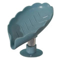 Leaf Shape Soap Box Drain Soap Holder Box Kichen Bathroom Accessories Toilet Laundry Soap Box Bathroom Supplies Tray Gadgets Soap Holder Leaf-Shape Self Draining Soap Dish Holder Not Punched Easy Clean Bar Soap Holder With Suction Cup Soap Dish Stevvex