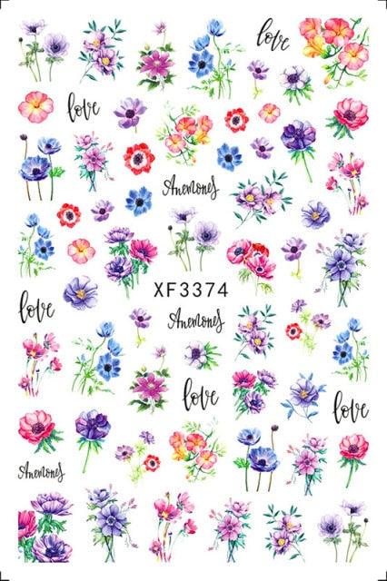 Leaf With Lines Nails Sticker Designer Fruit Nail Art 3D Decals Acrylic Designs Self Adhesive Manicure Slider Stickers Glitter Decals Love Nail Sequins Laser Heart Nail Supplies Sparkle Nail Accessories Star Accessories Heart Nail Art Stevvex