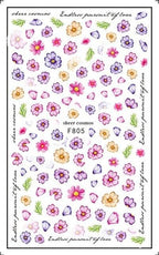 Leaf With Lines Nails Sticker Designer Fruit Nail Art 3D Decals Acrylic Designs Self Adhesive Manicure Slider Stickers Glitter Decals Love Nail Sequins Laser Heart Nail Supplies Sparkle Nail Accessories Star Accessories Heart Nail Art Stevvex