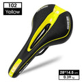 Leather Bike Saddle Road Bike Front Seat Cycling Saddles For Mens Breathable Hollow Cushion Bicycle Saddle Comfort Bike Saddle Ergonomic Waterproof Bicycle Seat For Road Bike Mountain Bike Seats Stevvex