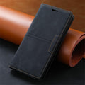 Leather Case Folding Flip Case with Kickstand Credit Card Slot Magnetic Closure Protective Case for iPhone Leather Case For iPhone 14 13 12 11 Pro Mini Flip Case Cover Stevvex