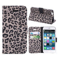 Leather Case For iPhone 11 12 13 14 Pro Max Mini XR XS Max X 8 7 Plus Leopard Flip Case Cover For iPhone Wallet Case Compatible with iPhone with Adjustable Stand and 2 Card Holders  Shock Protection Lightweight Phone Case Stevvex