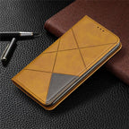 Leather Case For iPhone 11 12 13 14 Pro Max Mini XR XS Max X Flip Case Cover For iPhone SE Brown Leather Flip Case with Invisible Magnet and Card Slot Protective Case Stevvex