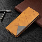 Leather Case For iPhone 11 12 13 14 Pro Max Mini XR XS Max X Flip Case Cover For iPhone SE Brown Leather Flip Case with Invisible Magnet and Card Slot Protective Case Stevvex