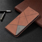 Leather Case For iPhone 11 12 13 14 Pro Max Mini XR XS Max X Flip Case Cover For iPhone SE Brown Leather Flip Case with Invisible Magnet and Card Slot Protective Case Stevvex