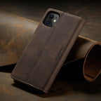 Leather Case For iPhone 14 13 11 12 Mini Pro XS XR Max Luxury Magnetic Flip Phone Case For iPhone Business Classic Wallet Cover Leather Magnetic Flip Back Stand Case/Cover Stevvex
