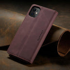 Leather Case For iPhone 14 13 11 12 Mini Pro XS XR Max Luxury Magnetic Flip Phone Case For iPhone Business Classic Wallet Cover Leather Magnetic Flip Back Stand Case/Cover Stevvex