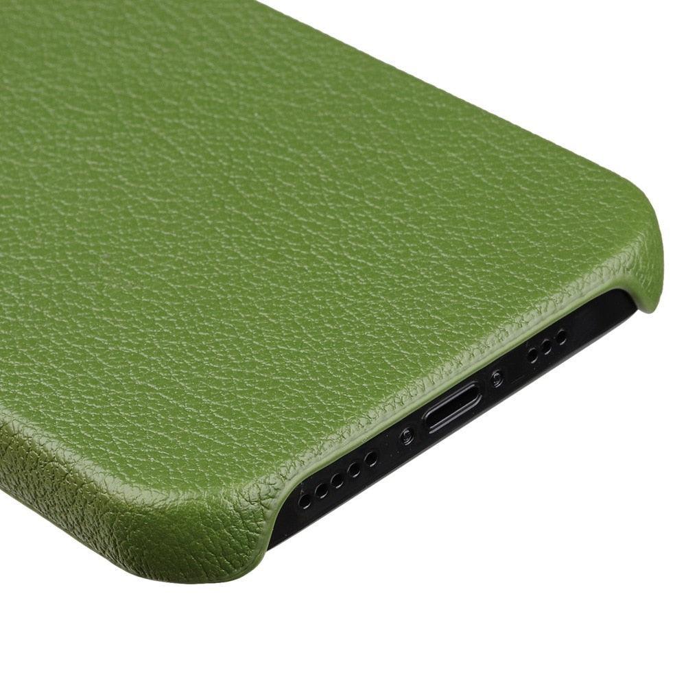 Leather Case For iPhone 14 13 12 Pro Max 13 Mini 14 Back Cover Simple Classic Quality Shockproof High Protection Leather Soft Grip Phone Back Cover For iPhone Stevvex