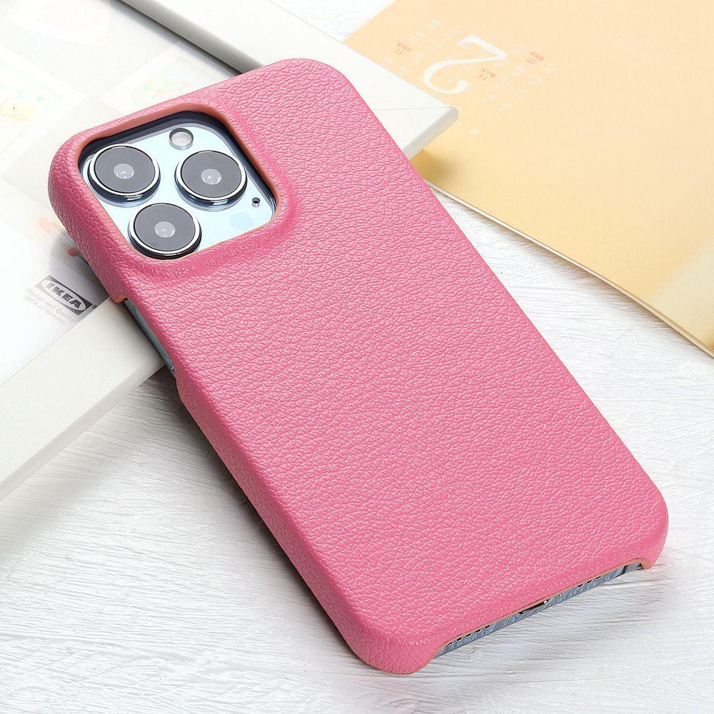 Leather Case For iPhone 14 13 12 Pro Max 13 Mini 14 Back Cover Simple Classic Quality Shockproof High Protection Leather Soft Grip Phone Back Cover For iPhone Stevvex