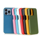 Leather Case For iPhone 14 13 12 Pro Max 13 Mini 14 Back Cover Simple Classic Quality Shockproof High Protection Leather Soft Grip Phone Back Cover For iPhone Stevvex