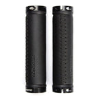 Leather City Mountain Bike Handlebar Cover Handle Grips Bar End Non-slip Aluminum Lock Ergonomic Design Non-Slip Microfiber Leather Bicycle Grip With Aluminum Alloy Dual Lock-On Bicycle Handle Bar Covers For Mountain Road Bike Stevvex