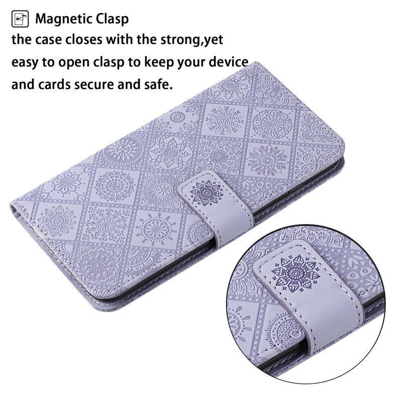 Leather Flip Case For iphone 11 12 13 Pro Max Mini Case Wallet Card Phone Cover For iphone  Genuine Leather 2 in 1 Flip Simple Magnetic Cover For iPhone Stevvex
