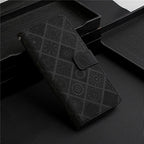 Leather Flip Case For iphone 11 12 13 Pro Max Mini Case Wallet Card Phone Cover For iphone  Genuine Leather 2 in 1 Flip Simple Magnetic Cover For iPhone Stevvex