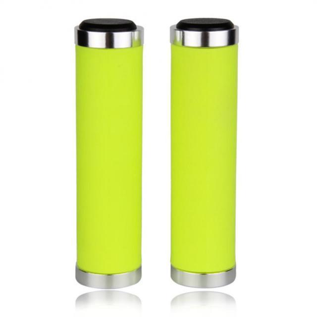 Leather Mountain Bike Scooter Bicycle Handlebar Cover Handle Grips Non-Slip Lock-on Bike Handlebar Grips Locking Non-Slip-PU Bicycle Handle Grip Bike Grips Widen Holding Surface For Cycling Mountain And Bicycles Stevvex