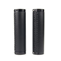 Leather Mountain Bike Scooter Bicycle Handlebar Cover Handle Grips Non-Slip Lock-on Bike Handlebar Grips Locking Non-Slip-PU Bicycle Handle Grip Bike Grips Widen Holding Surface For Cycling Mountain And Bicycles Stevvex