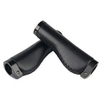 Leather Mountain Bike Scooter Bicycle Handlebar Cover Handle Grips Non-Slip Lock-on Bike Handlebar Grips Locking Non-Slip-PU Bicycle Handle Grip Bike Grips Widen Holding Surface For Cycling Mountain And Bicycles Stevvex