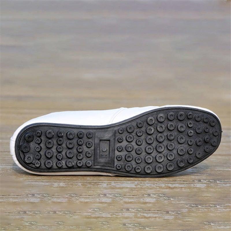 Leather Non Slip Mens Driving Shoes Spring And Autumn Breathable Men's Business Classic Sports Flat Low Sneaker Lace-up Fashion Walking Sneakers Stevvex