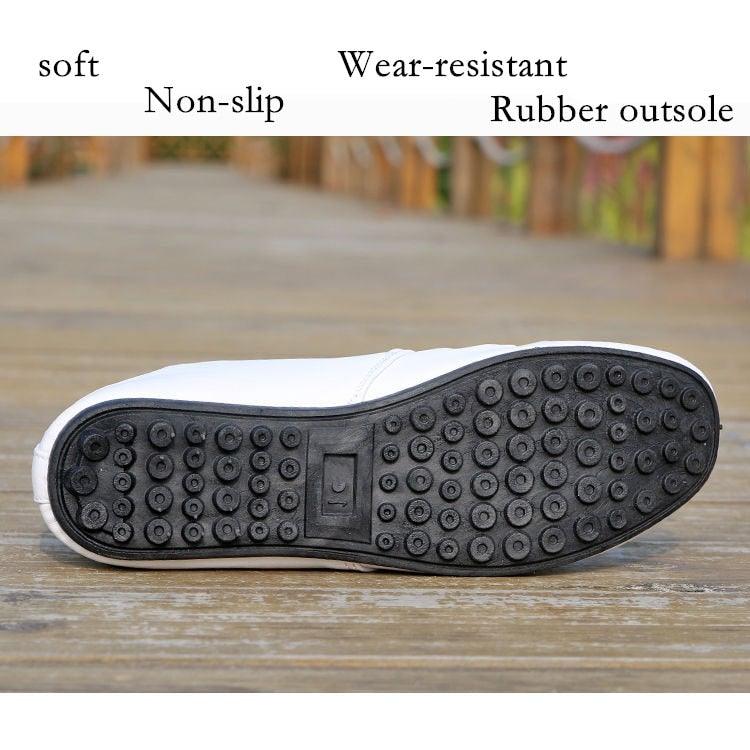 Leather Non Slip Mens Driving Shoes Spring And Autumn Breathable Men's Business Classic Sports Flat Low Sneaker Lace-up Fashion Walking Sneakers Stevvex