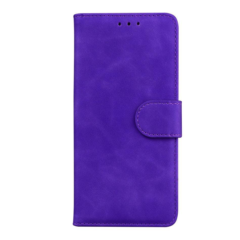 Leather Phone Case Wallet Cover For iPhone XR XS 10 11 Pro 12 mini 13 Pro Max Flip Stand Case Simple Skin-Friendly PU Leather Case Wallet Protective Case Flip Shockproof Mobile Phone Case Stevvex
