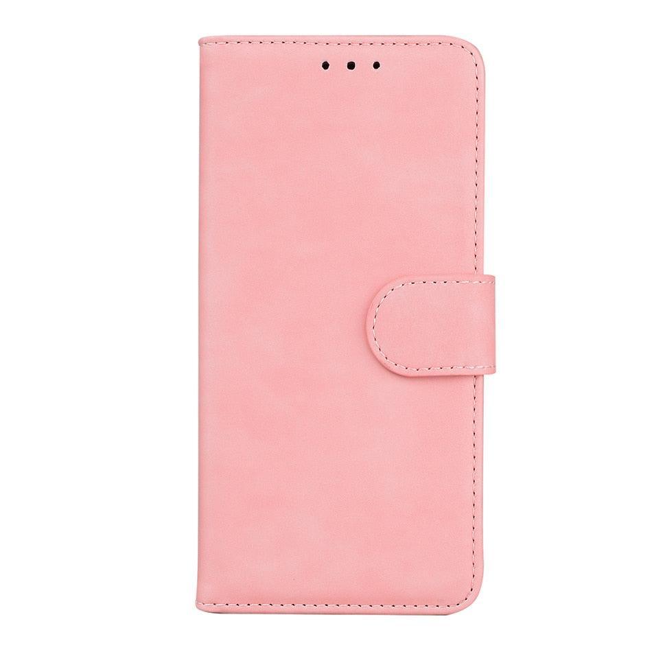 Leather Phone Case Wallet Cover For iPhone XR XS 10 11 Pro 12 mini 13 Pro Max Flip Stand Case Simple Skin-Friendly PU Leather Case Wallet Protective Case Flip Shockproof Mobile Phone Case Stevvex