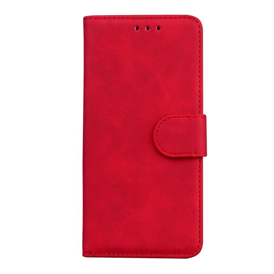 Leather Phone Case Wallet Cover For iPhone XR XS 10 11 Pro 12 mini 13 Pro Max Flip Stand Case Simple Skin-Friendly PU Leather Case Wallet Protective Case Flip Shockproof Mobile Phone Case Stevvex