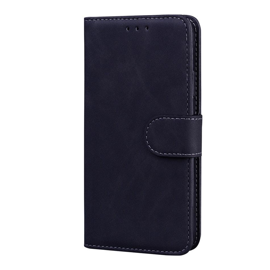 Leather Phone Case Wallet Cover For iPhone XR XS 10 11 Pro 12 mini 13 Pro Max Flip Stand Case Simple Skin-Friendly PU Leather Case Wallet Protective Case Flip Shockproof Mobile Phone Case Stevvex