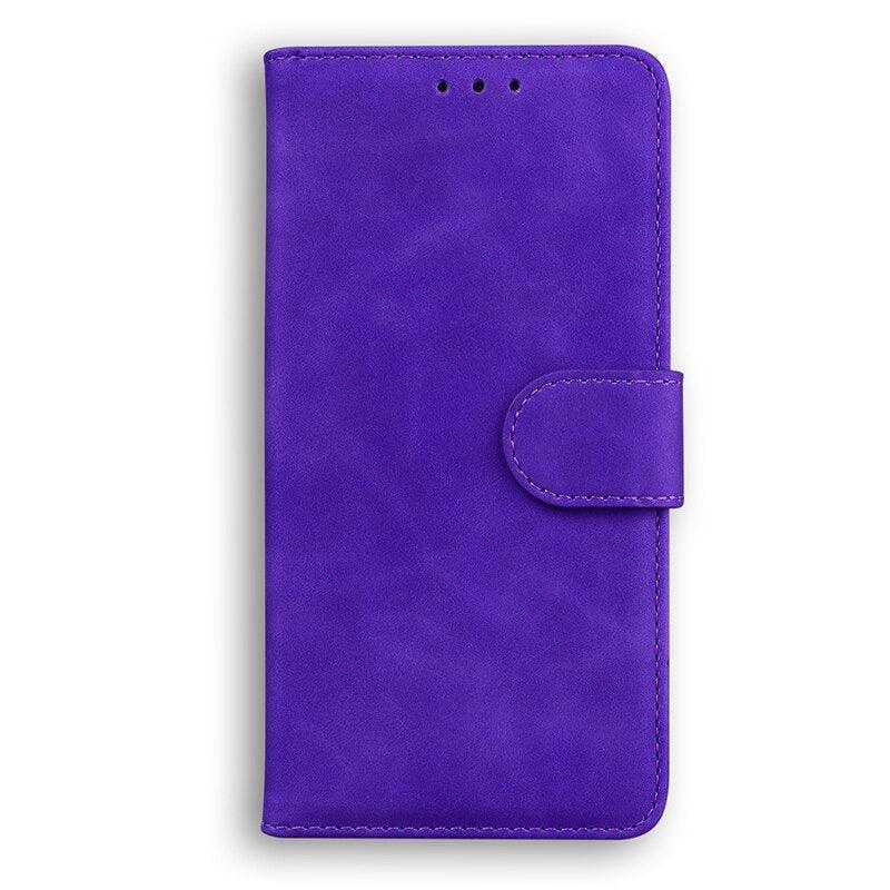 Leather Phone Case Wallet Cover For iPhone XR XS 10 11 Pro 12 mini 13 Pro Max Flip Stand Case Simple Skin-Friendly PU Leather Case Wallet Protective Case Flip Shockproof Mobile Phone Case Stevvex