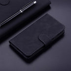 Leather Phone Case Wallet Cover For iPhone XR XS 10 11 Pro 12 mini 13 Pro Max Flip Stand Case Simple Skin-Friendly PU Leather Case Wallet Protective Case Flip Shockproof Mobile Phone Case Stevvex