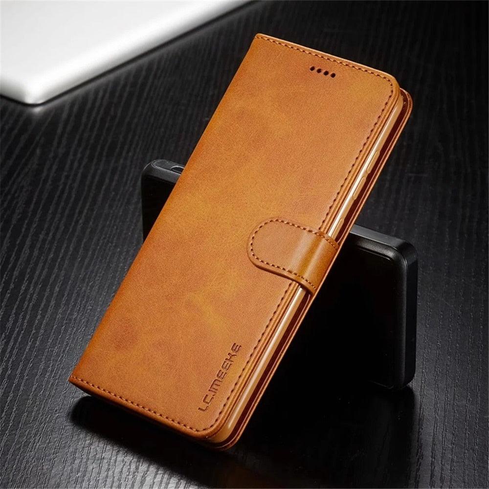 Leather Wallet Case for Xiaomi 12T 12X 11T Mi 11 Lite Poco M4 M3 X4 X3 Pro F3 Redmi 10C 9C 9A Note 11S 10 9S 8T Pro Flip Cover Card Holder  Wallet Flip Protective Phone Case Stevvex