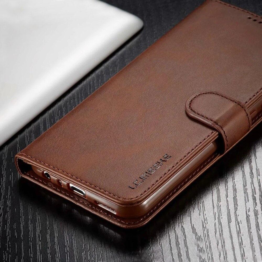 Leather Wallet Case for Xiaomi 12T 12X 11T Mi 11 Lite Poco M4 M3 X4 X3 Pro F3 Redmi 10C 9C 9A Note 11S 10 9S 8T Pro Flip Cover Card Holder  Wallet Flip Protective Phone Case Stevvex
