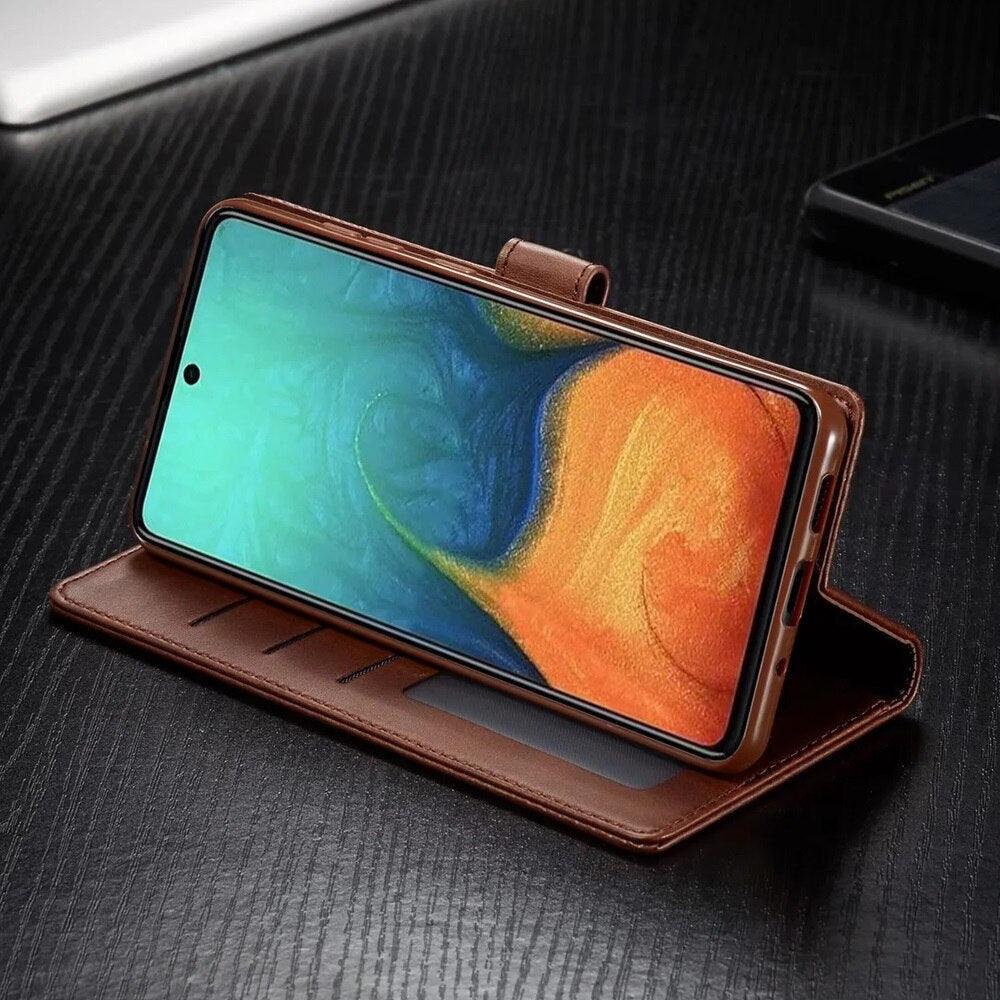 Leather Wallet Case for Xiaomi 12T 12X 11T Mi 11 Lite Poco M4 M3 X4 X3 Pro F3 Redmi 10C 9C 9A Note 11S 10 9S 8T Pro Flip Cover Card Holder  Wallet Flip Protective Phone Case Stevvex