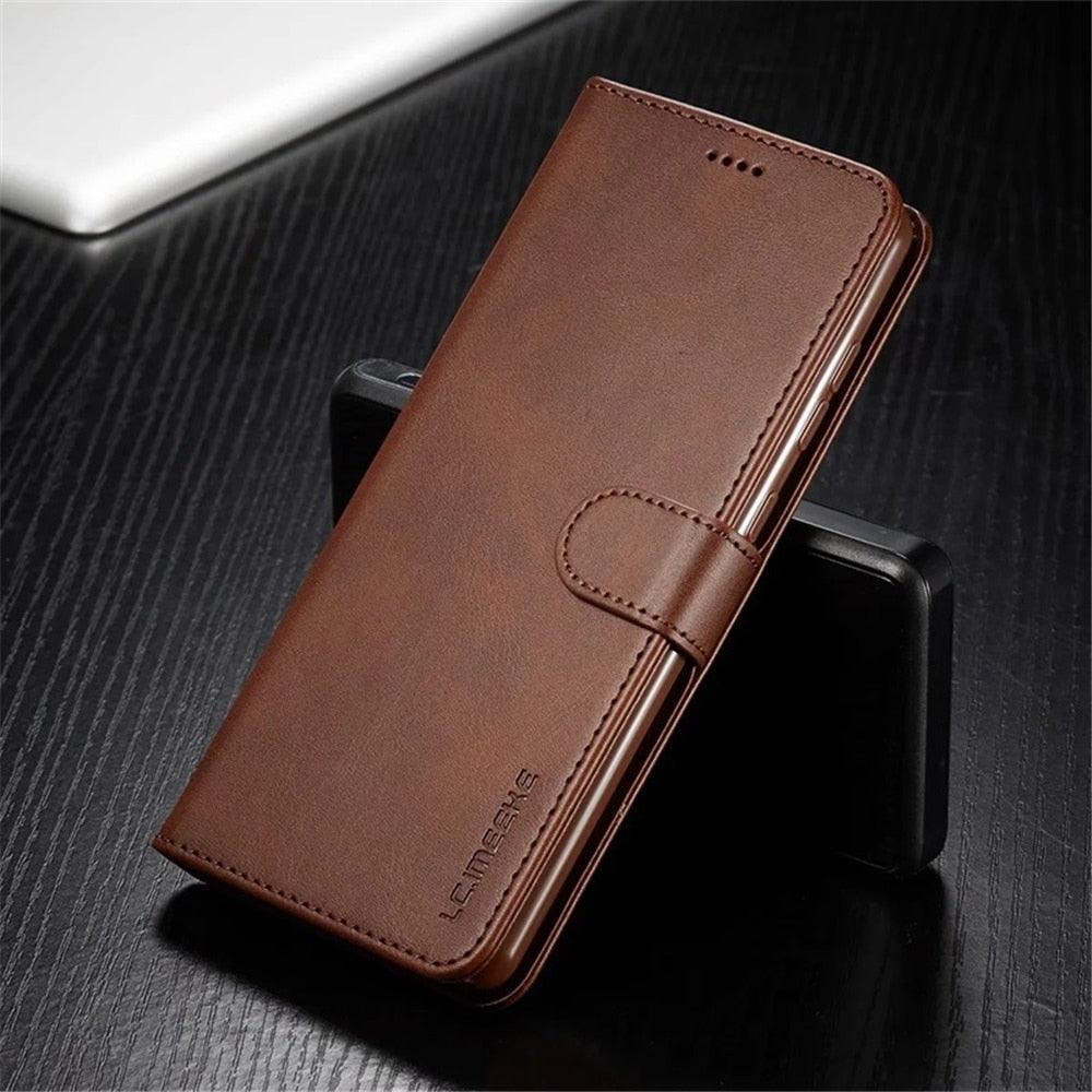 Leather Wallet Case for Xiaomi 12T 12X 11T Mi 11 Lite Poco M4 M3 X4 X3 Pro F3 Redmi 10C 9C 9A Note 11S 10 9S 8T Pro Flip Cover Card Holder  Wallet Flip Protective Phone Case Stevvex