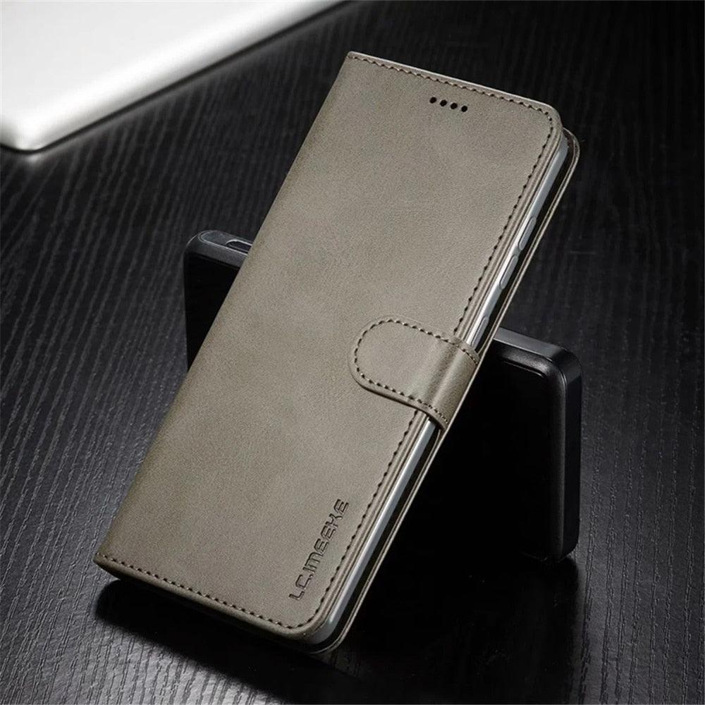 Leather Wallet Case for Xiaomi 12T 12X 11T Mi 11 Lite Poco M4 M3 X4 X3 Pro F3 Redmi 10C 9C 9A Note 11S 10 9S 8T Pro Flip Cover Card Holder  Wallet Flip Protective Phone Case Stevvex