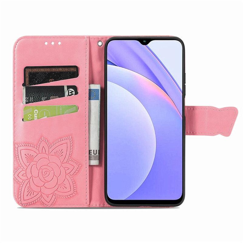 Leather Wallet Case For Xiaomi Redmi 10A 10C 9 9A 9C 9T 8 8A 7 7A 6 6A Case Redmi Note 11 11E 11S 10 10S 9 9S 8 8T 7 Pro Cover Wallet Flip Cover with Mobile Phone Holder and Card Slot Magnetic PU Leather Wallet Case Stevvex