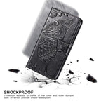 Leather Wallet Case For Xiaomi Redmi 10A 10C 9 9A 9C 9T 8 8A 7 7A 6 6A Case Redmi Note 11 11E 11S 10 10S 9 9S 8 8T 7 Pro Cover Wallet Flip Cover with Mobile Phone Holder and Card Slot Magnetic PU Leather Wallet Case Stevvex