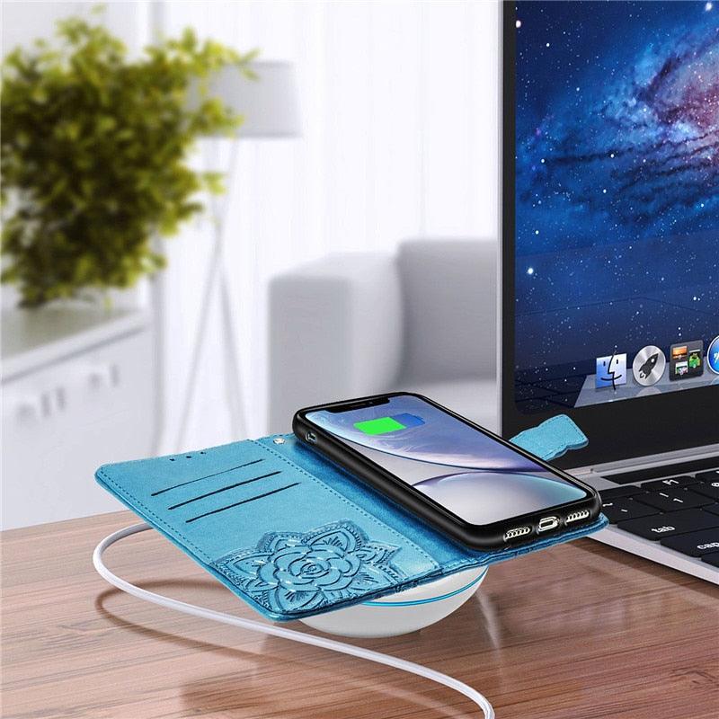 Leather Wallet Case For Xiaomi Redmi 10A 10C 9 9A 9C 9T 8 8A 7 7A 6 6A Case Redmi Note 11 11E 11S 10 10S 9 9S 8 8T 7 Pro Cover Wallet Flip Cover with Mobile Phone Holder and Card Slot Magnetic PU Leather Wallet Case Stevvex
