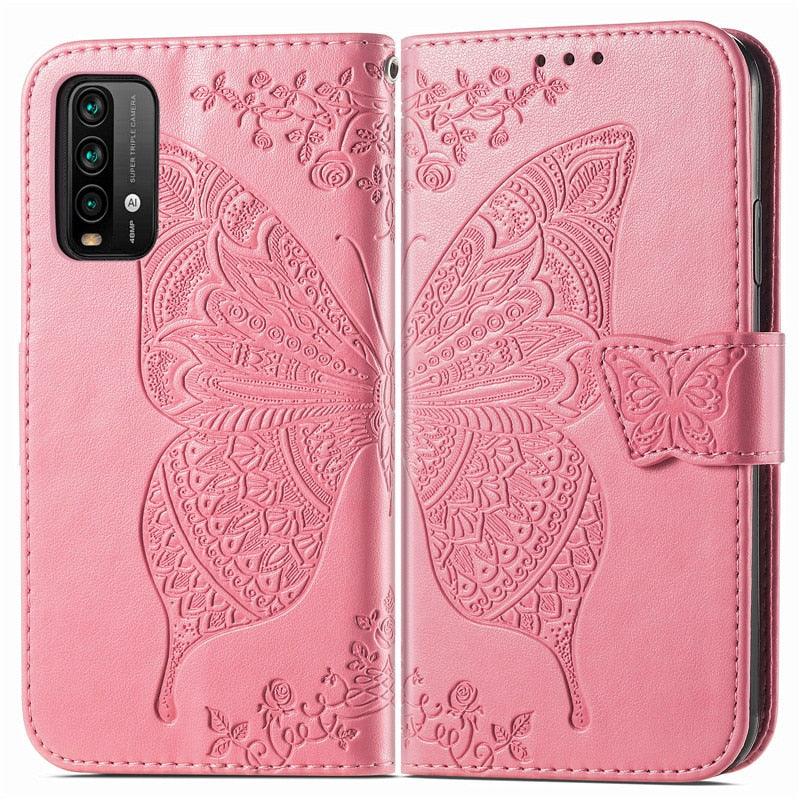 Leather Wallet Case For Xiaomi Redmi 10A 10C 9 9A 9C 9T 8 8A 7 7A 6 6A Case Redmi Note 11 11E 11S 10 10S 9 9S 8 8T 7 Pro Cover Wallet Flip Cover with Mobile Phone Holder and Card Slot Magnetic PU Leather Wallet Case Stevvex