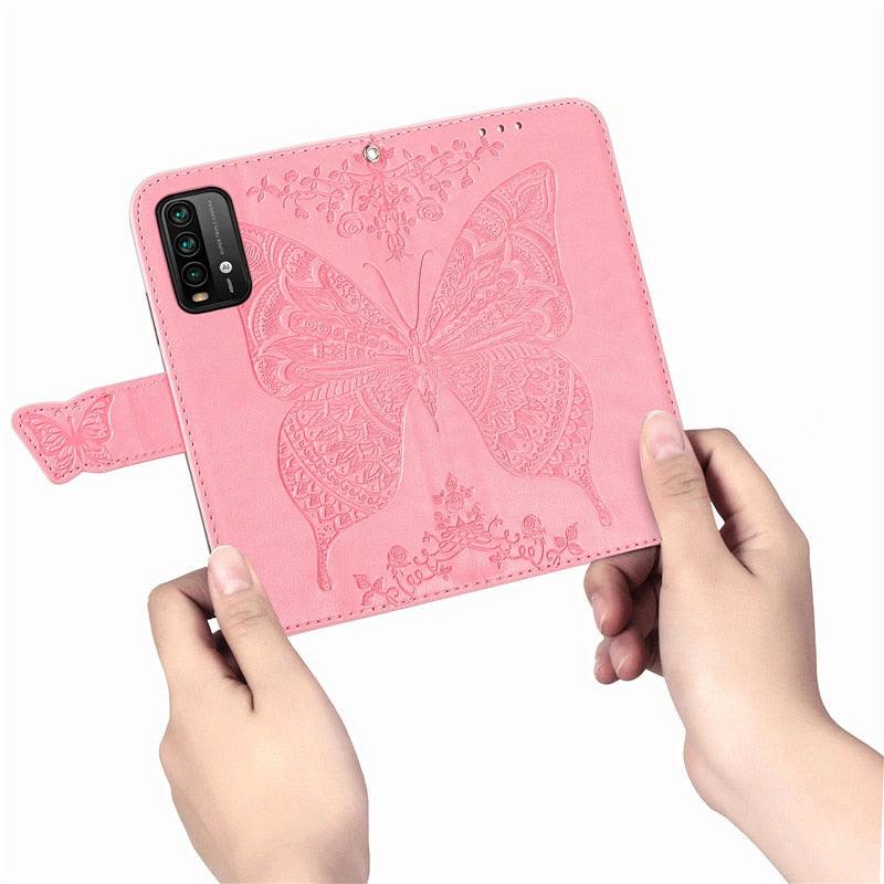 Leather Wallet Case For Xiaomi Redmi 10A 10C 9 9A 9C 9T 8 8A 7 7A 6 6A Case Redmi Note 11 11E 11S 10 10S 9 9S 8 8T 7 Pro Cover Wallet Flip Cover with Mobile Phone Holder and Card Slot Magnetic PU Leather Wallet Case Stevvex
