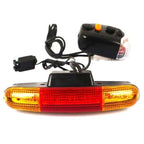 LED Bicycle Turn Signal Light With Horn Front Rear Lights Bike Directional Brake Lights Cycling Taillight Lamp Cycling Turn Signal Brake Light Horn Indicator Signal Brake LED Light Tune Horn For Outdoor Stevvex