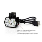 LED Bike Light Waterproof Bicycle Light USB Rechargeable Headlight Outdoor Cycling Front Lamp Cycling Front Lamp Bike Headlight For Mountain Road And City Bicycle Stevvex
