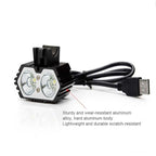 LED Bike Light Waterproof Bicycle Light USB Rechargeable Headlight Outdoor Cycling Front Lamp Cycling Front Lamp Bike Headlight For Mountain Road And City Bicycle Stevvex