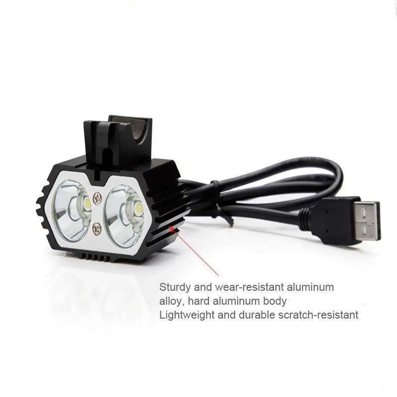 LED Bike Light Waterproof Bicycle Light USB Rechargeable Headlight Outdoor Cycling Front Lamp Cycling Front Lamp Bike Headlight For Mountain Road And City Bicycle Stevvex